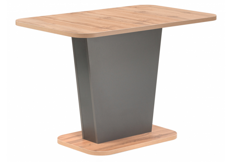 Стол деревянный Лурвин дуб вотан / графит (68x75,5). 