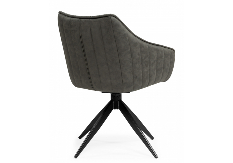 Стул на металлокаркасе Kansas gray / graphite gray / black (61x62x86)
