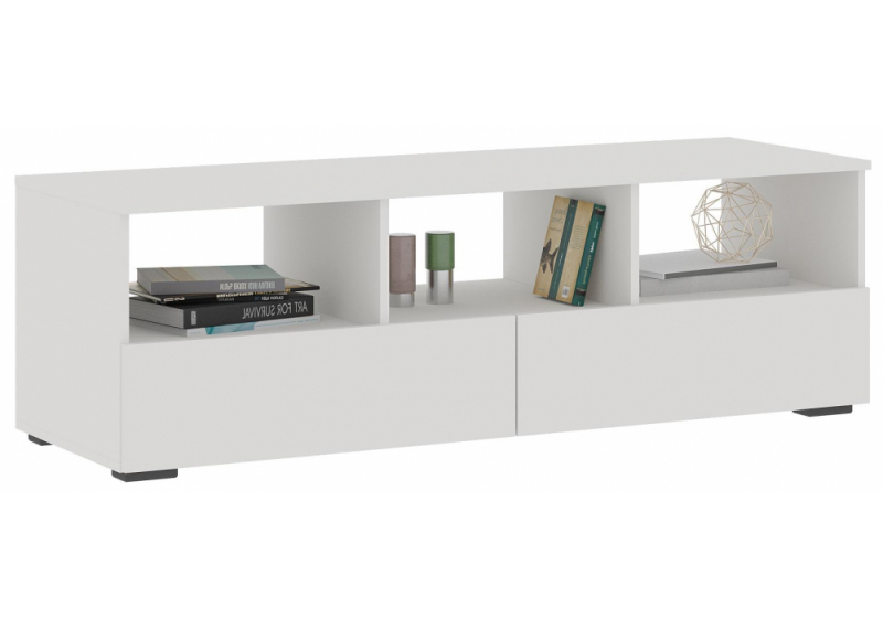 ТВ-тумба Элла ТБ 02 белый / белый (140,2x46x44,2). 