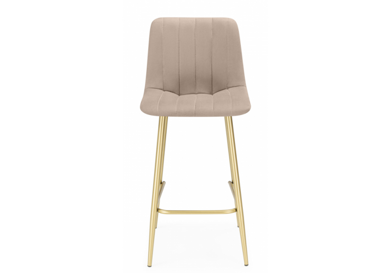 Барный стул Дани Мини бежевый (zd 210) / золотой np (42x48x92)