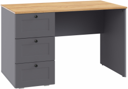 Компьютерный стол Опра серый графит / дуб золотой craft (66x75,4)