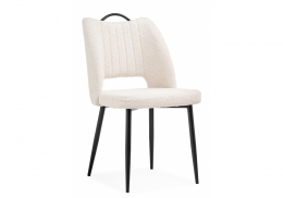 Стул на металлокаркасе Barton beige / black (50x53x86)