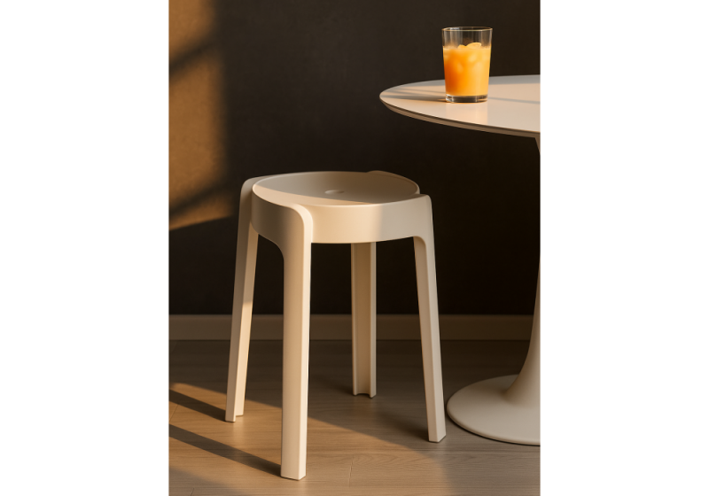 Табурет Bovel white (28x28)