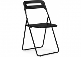 Пластиковый стул Fold складной black (43x46x81)